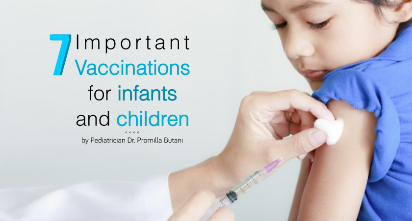 7 Important Vaccinations for infants and children