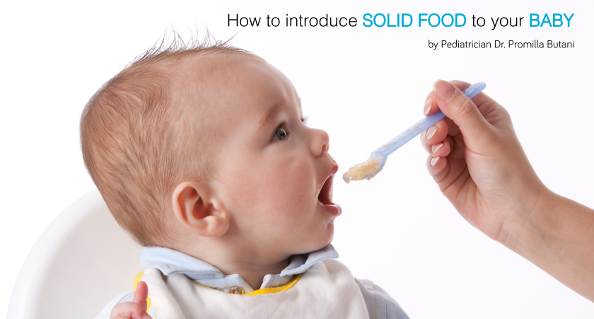 How to introduce Solid foods to your baby